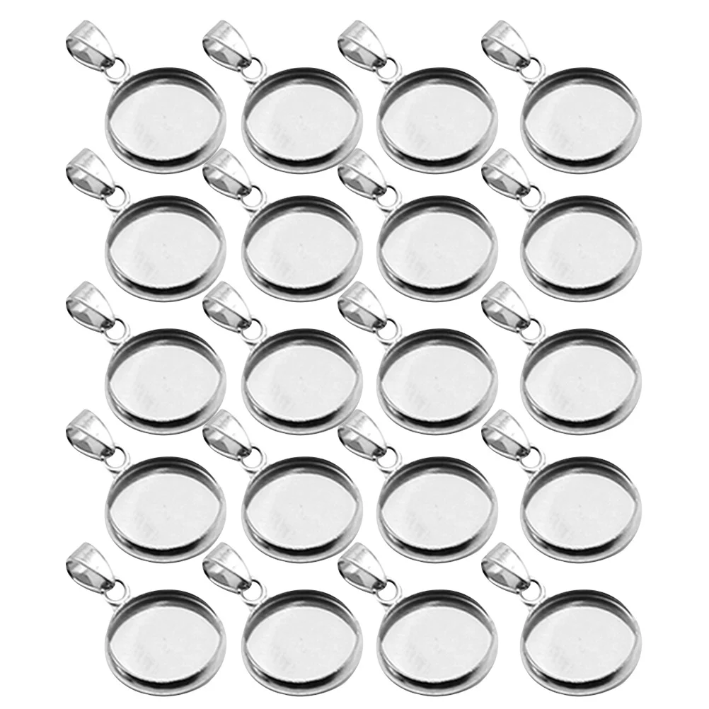 20Pcs Stainless Steel Pendant Trays Round Jewelry Bases for Necklace DIY Charms Bracelets Craft Accessories Pendant Trays
20Pcs Stainless Steel Pendant Trays Round Jewelry Bases for Necklace DIY Charms Bracelets Craft Accessories Pendant Trays