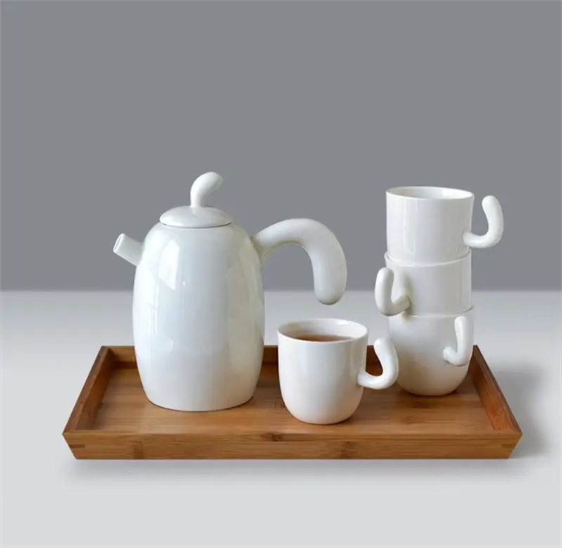 Plain white bone china teapot & cup set, porcelain tea set, japanese ceramic tea cups, plain white ceramic coffee mugs
Plain white bone china teapot & cup set, porcelain tea set, japanese ceramic tea cups, plain white ceramic coffee mugs
