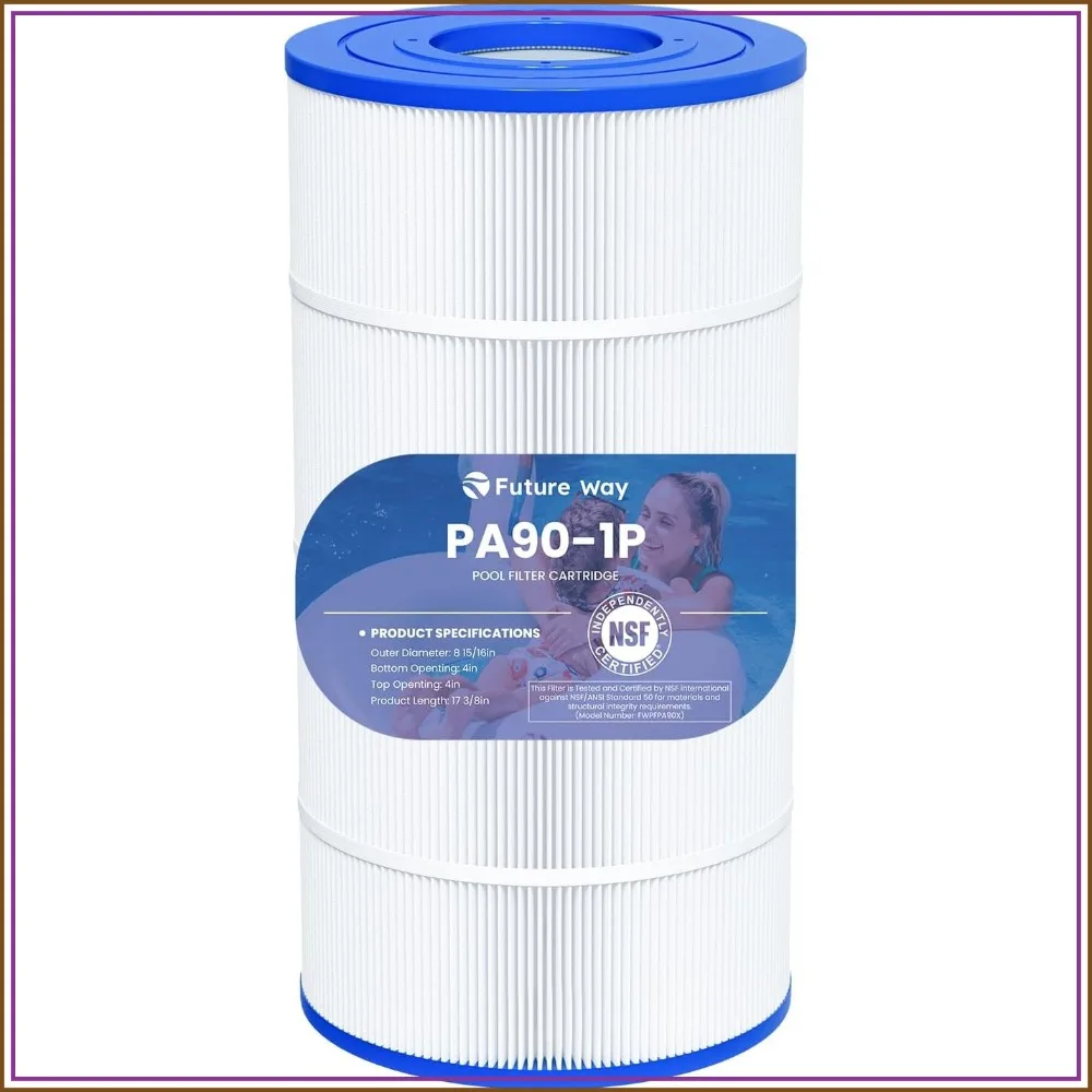 90 sq.ft Pool Filter Cartridge Replacement for Hayward C900, Unicel C-8409, 90 sq.ft
90 sq.ft Pool Filter Cartridge Replacement for Hayward C900, Unicel C-8409, 90 sq.ft