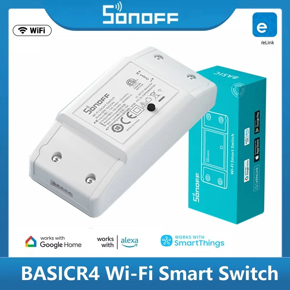 SONOFF BASICR4 Умный переключатель Wi-Fi ESP32 Режим Magic Switch Надежный безопасный пульт дистанционного управления EWeLink с S-MATE2 Alexa Google
SONOFF BASICR4 Умный переключатель Wi-Fi ESP32 Режим Magic Switch Надежный безопасный пульт дистанционного управления EWeLink с S-MATE2 Alexa Google