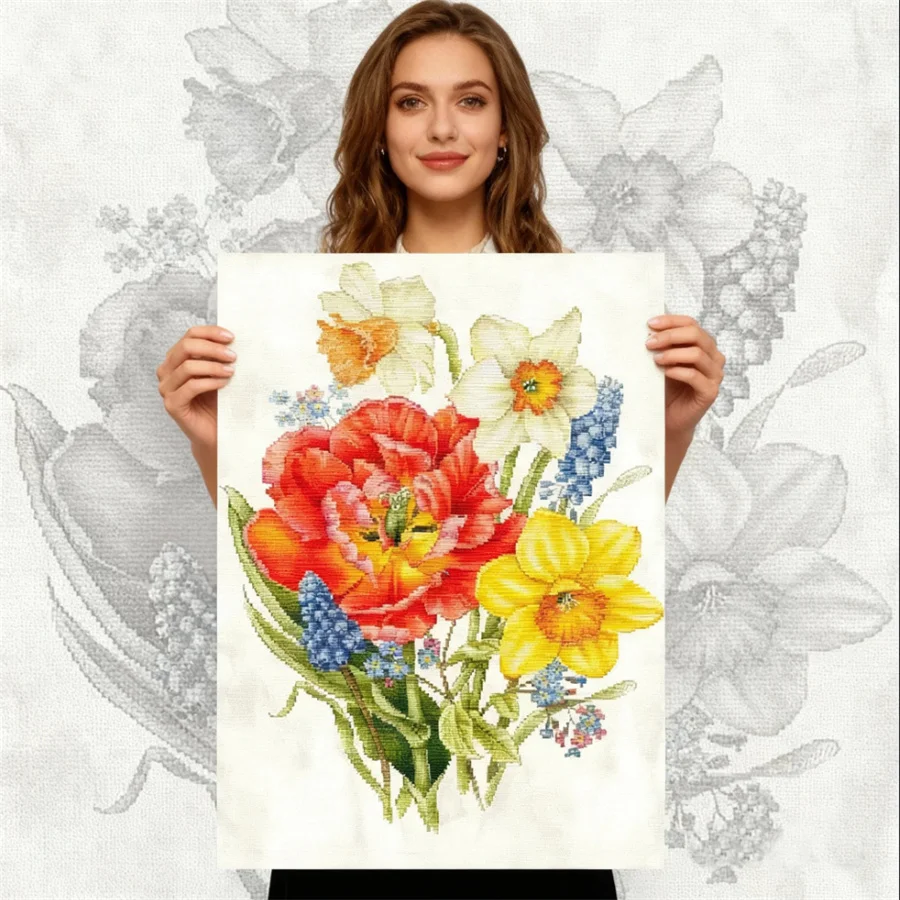 2026 Новый стиль, набор для вышивки крестом с цветком, сделай сам, вышивка, рукоделие, рукоделие, штампованный счетный домашний декор
2026 Новый стиль, набор для вышивки крестом с цветком, сделай сам, вышивка, рукоделие, рукоделие, штампованный счетный домашний декор