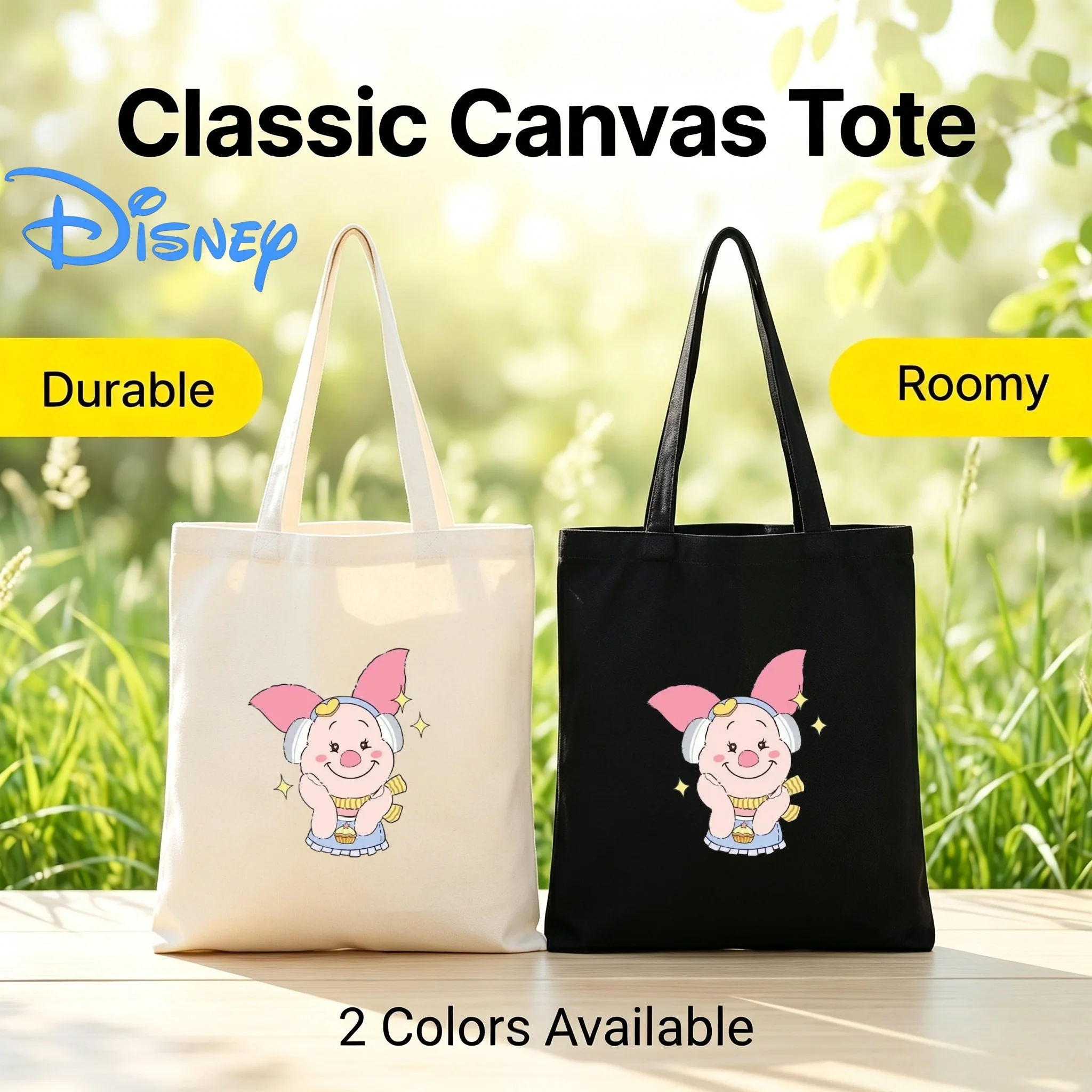 1PC Disney Winnie the Pooh Piglet with Headphones & Cupcake Print Double-Sided Canvas Shoulder Bag Eco Handbag
1PC Disney Winnie the Pooh Piglet with Headphones & Cupcake Print Double-Sided Canvas Shoulder Bag Eco Handbag