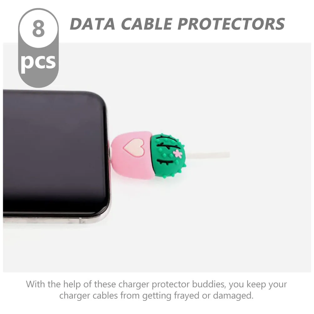 8Pcs Data Cable Cover Adorable Protection Sleeve Unique Cable Line Protector for Phone Charging Line Full Protection Bending
8Pcs Data Cable Cover Adorable Protection Sleeve Unique Cable Line Protector for Phone Charging Line Full Protection Bending