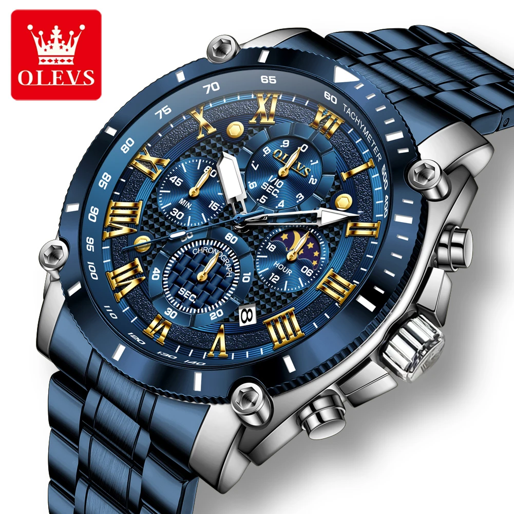 OLEVS 2025 Новые мужские часы, лучший бренд класса люкс, мужские часы из нержавеющей стали, водонепроницаемые спортивные кварцевые хронографы, наручные часы, мужские Relogio
OLEVS 2025 Новые мужские часы, лучший бренд класса люкс, мужские часы из нержавеющей стали, водонепроницаемые спортивные кварцевые хронографы, наручные часы, мужские Relogio
