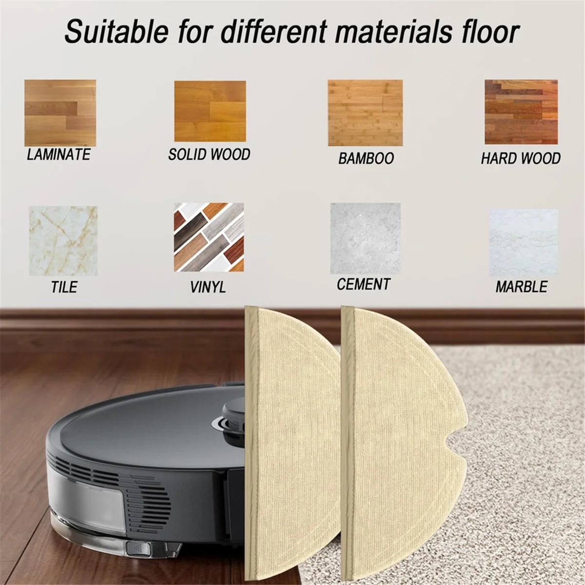 10PCS Mop Pad for Roborock Q5 Pro/Q8 Max/Q8 Max+/Q7/Q7+/Q7 Max/Q7 MAX+/S5/S50/S51/S55/S5 MAX Robot Vacuum Cleaner HOT
10PCS Mop Pad for Roborock Q5 Pro/Q8 Max/Q8 Max+/Q7/Q7+/Q7 Max/Q7 MAX+/S5/S50/S51/S55/S5 MAX Robot Vacuum Cleaner HOT