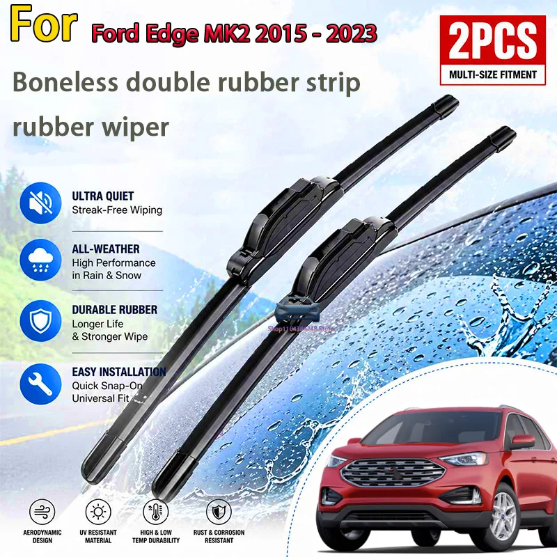 Front Wiper Blades For Ford Edge MK2 2015 - 2023 Windshield Windscreen Window Car Rain Brushes 28''+28'' Modification parts
Front Wiper Blades For Ford Edge MK2 2015 - 2023 Windshield Windscreen Window Car Rain Brushes 28''+28'' Modification parts