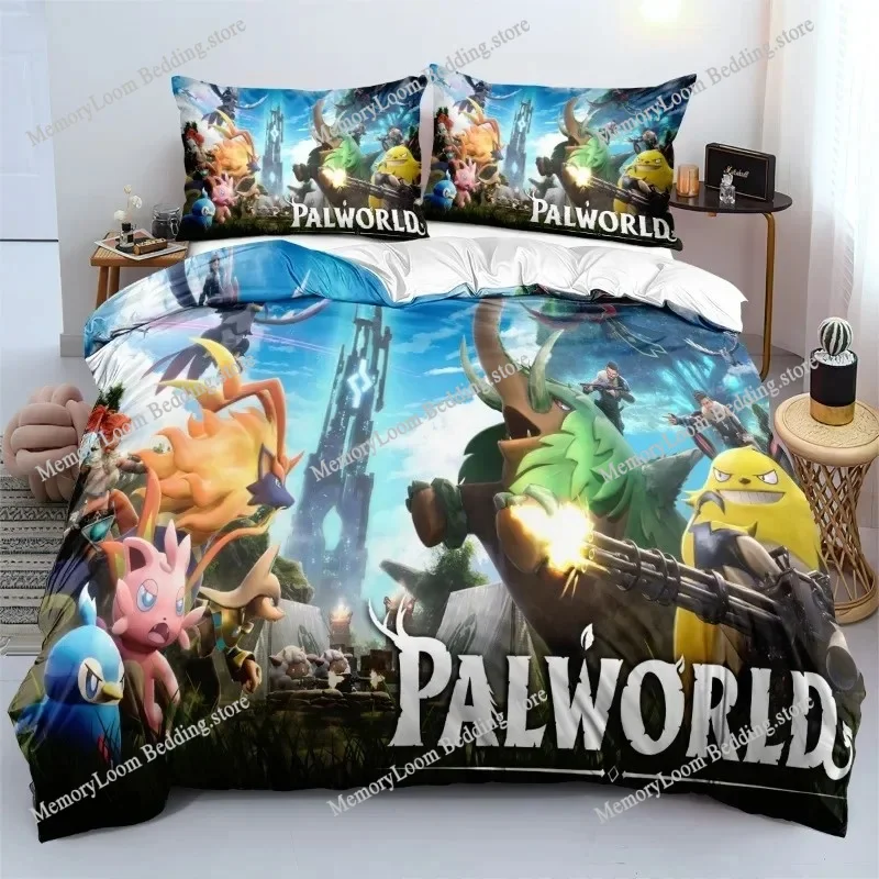 Game Palworld 3D Printed Duvet Case Pillowcase Bedding Set Twin Full Queen King Size for Bedroom Decor
Game Palworld 3D Printed Duvet Case Pillowcase Bedding Set Twin Full Queen King Size for Bedroom Decor