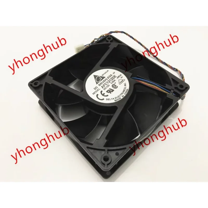 Delta Electronics AFC1212DE 4M34 DC 12 В 3,00 А 120X120X38 мм 4-проводной охлаждающий вентилятор для сервера
Delta Electronics AFC1212DE 4M34 DC 12 В 3,00 А 120X120X38 мм 4-проводной охлаждающий вентилятор для сервера