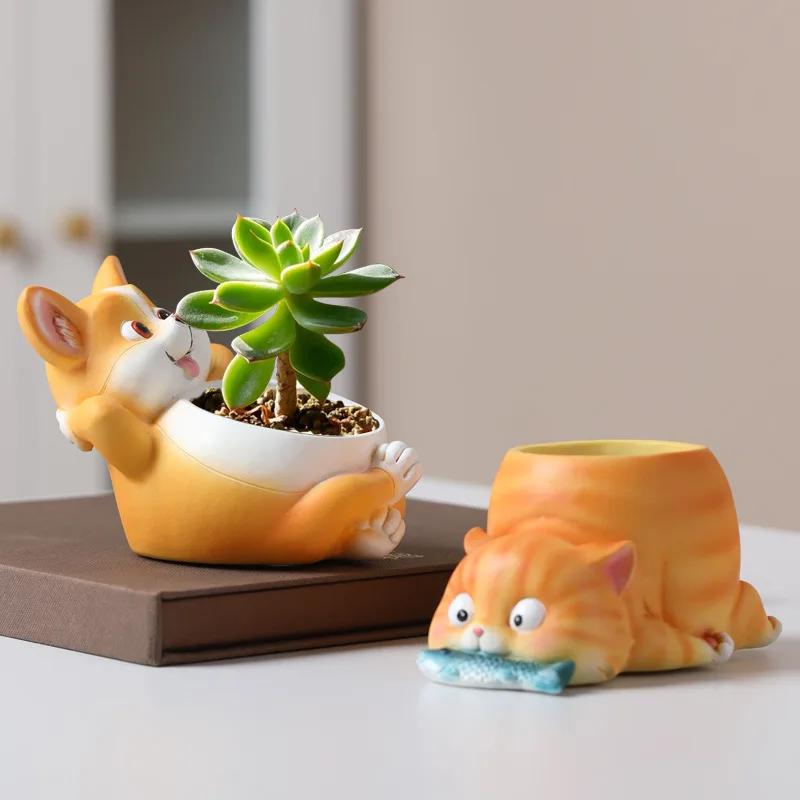 Cute Animal Succulent Pot Mini Planter Home Office Balcony Green Plant Resin Decor
Cute Animal Succulent Pot Mini Planter Home Office Balcony Green Plant Resin Decor