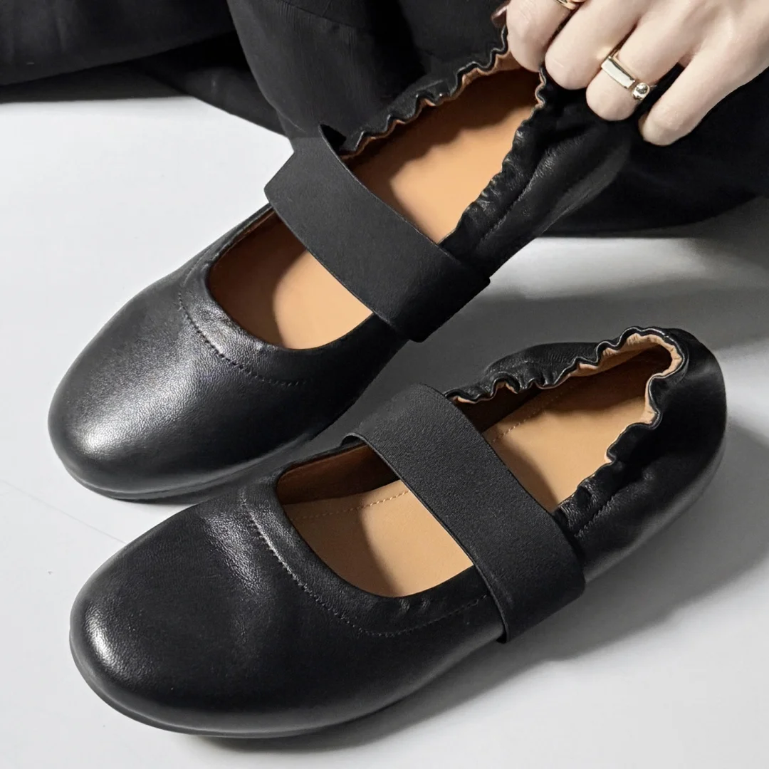 Women's sheepskin elastic band slip-on ballet flats round toe soft comfortable causal female espadrilles ballerinas shoes woman
Women's sheepskin elastic band slip-on ballet flats round toe soft comfortable causal female espadrilles ballerinas shoes woman