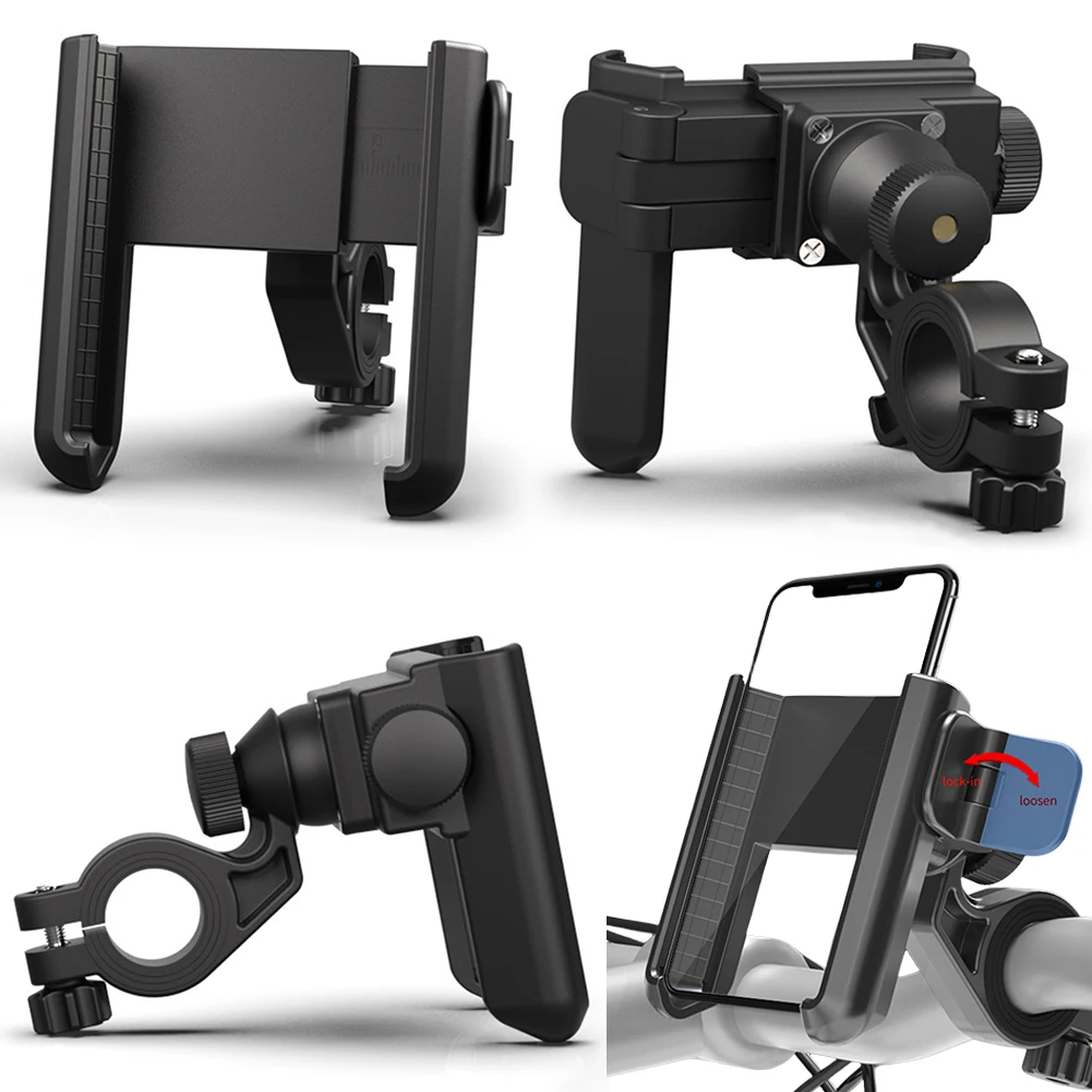 Bicycle Phone Holder Adjustable Motorcycle Mobile Phone Mount Quick Release Bicycle Navigation Phone Bracket for 4.7-7.2in Phone 
Bicycle Phone Holder Adjustable Motorcycle Mobile Phone Mount Quick Release Bicycle Navigation Phone Bracket for 4.7-7.2in Phone