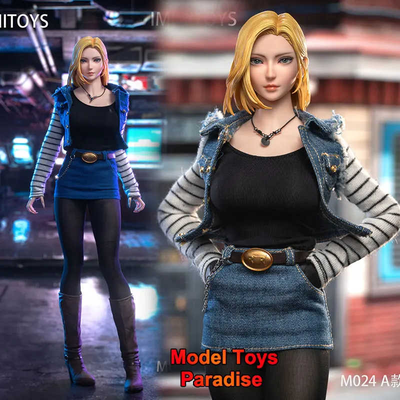 Iminitoys M024 1/6 Mechanical Girl Denim Clothes Set With Movable Eye Head Fit 12Inch S52A Soldier Action Figure Body
Iminitoys M024 1/6 Mechanical Girl Denim Clothes Set With Movable Eye Head Fit 12Inch S52A Soldier Action Figure Body
