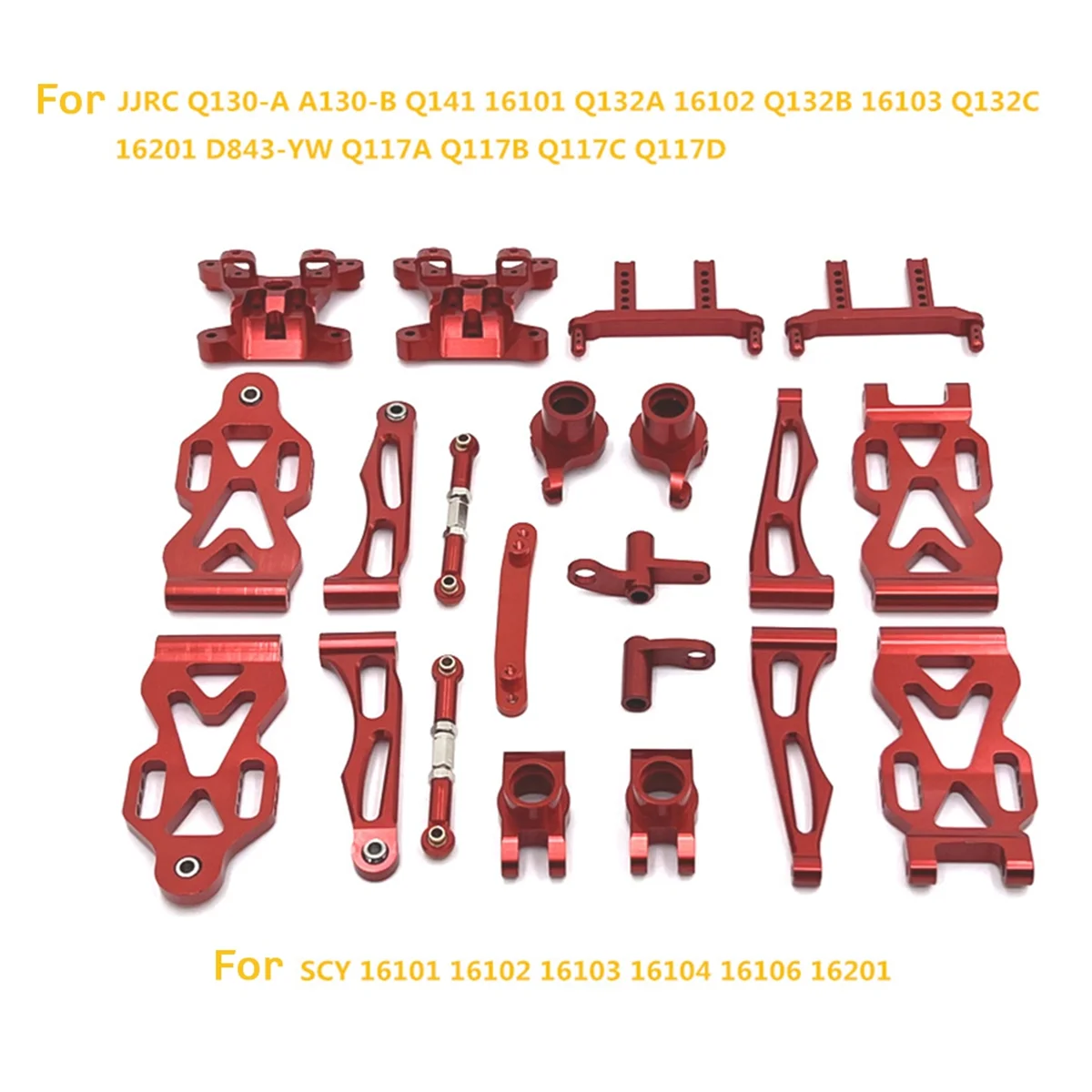 L20A-Aluminum Remote Control Car Upgrade Accessories Kit for SCY 1/16 16101 16102
L20A-Aluminum Remote Control Car Upgrade Accessories Kit for SCY 1/16 16101 16102