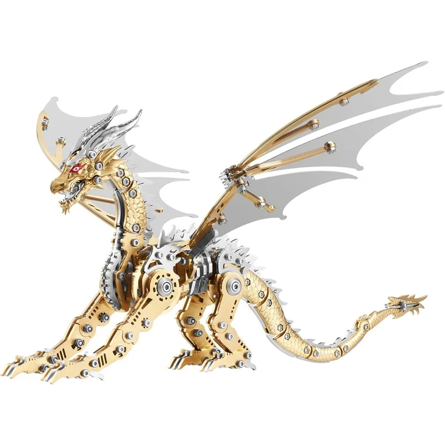 3D Puzzles for AdultsMetal Dragon Puzzle Building Set Collectible Mechanical Engineering Crafts for Home Office Decoration and
3D Puzzles for AdultsMetal Dragon Puzzle Building Set Collectible Mechanical Engineering Crafts for Home Office Decoration and