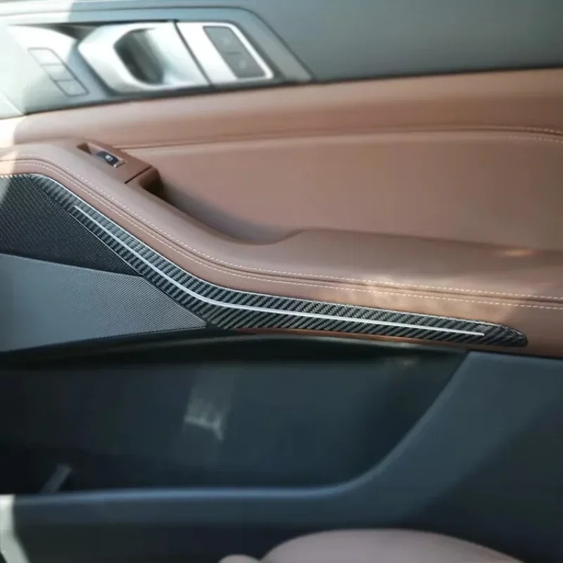For BMW's new X5 G05 dry carbon fiber 18-25 interior X5 intner door handle ambient light trim Interior Mouldings Accessories
For BMW's new X5 G05 dry carbon fiber 18-25 interior X5 intner door handle ambient light trim Interior Mouldings Accessories