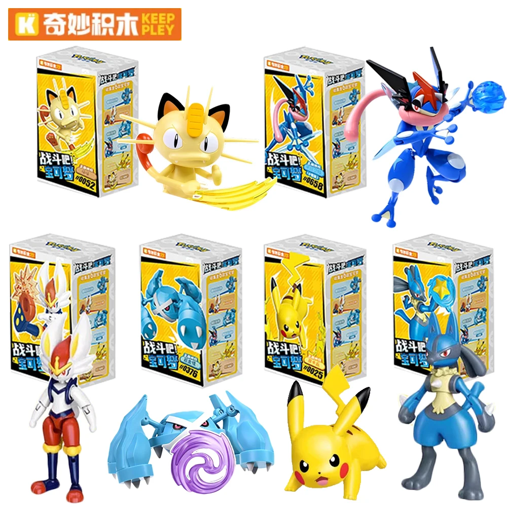 Original KEEPPLEY Pokemon Block Charizard Mewtwo Greninja Cinderace Cartoon Peripheral Toys Assemble Model Kids Birthday Gifts
Original KEEPPLEY Pokemon Block Charizard Mewtwo Greninja Cinderace Cartoon Peripheral Toys Assemble Model Kids Birthday Gifts