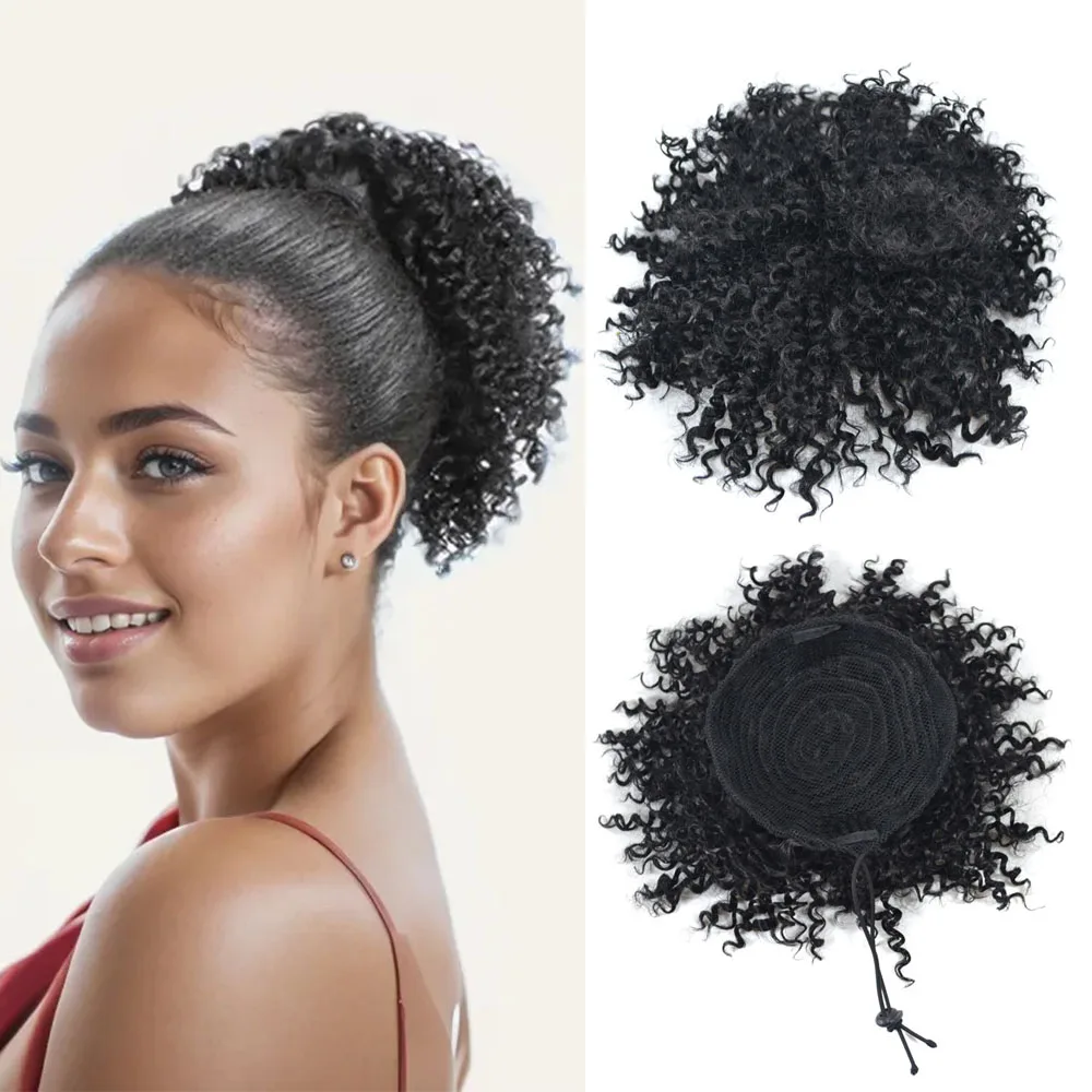 Women's Kinky Wavy Curly Messy Bun Hair Piece Short Drawstring Synthetic Ponytail Extensions for Daily Party Quick Styling
Women's Kinky Wavy Curly Messy Bun Hair Piece Short Drawstring Synthetic Ponytail Extensions for Daily Party Quick Styling