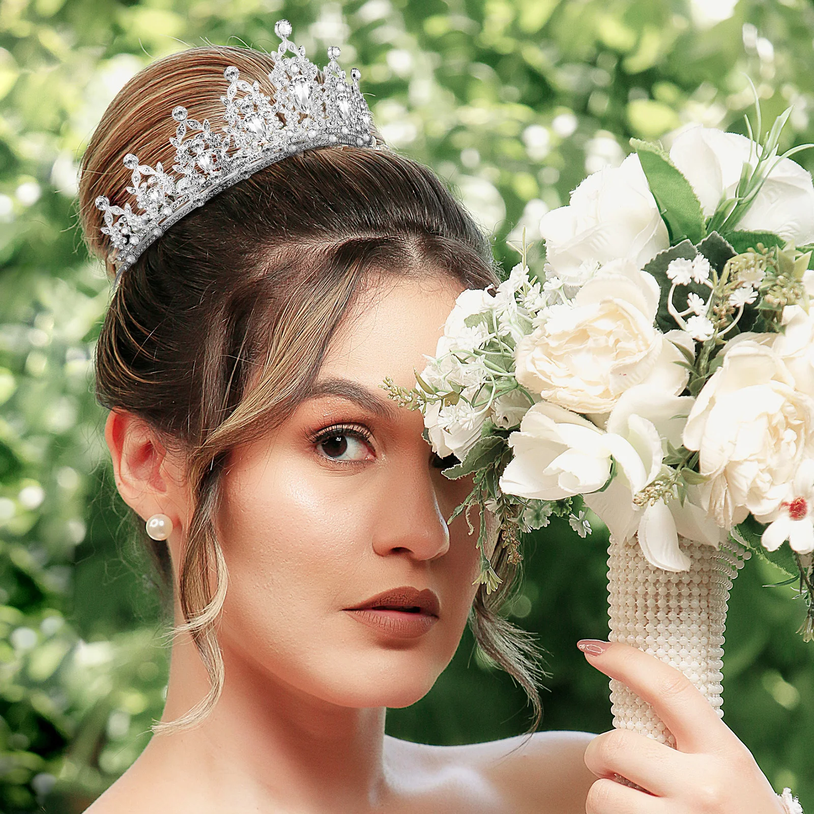 Princess Crown Rhinestone Tiara Birthday Bridal Hair Jewelry Wedding Hair Accessory Tiaras for Women Birthday Crowns for Women
Princess Crown Rhinestone Tiara Birthday Bridal Hair Jewelry Wedding Hair Accessory Tiaras for Women Birthday Crowns for Women