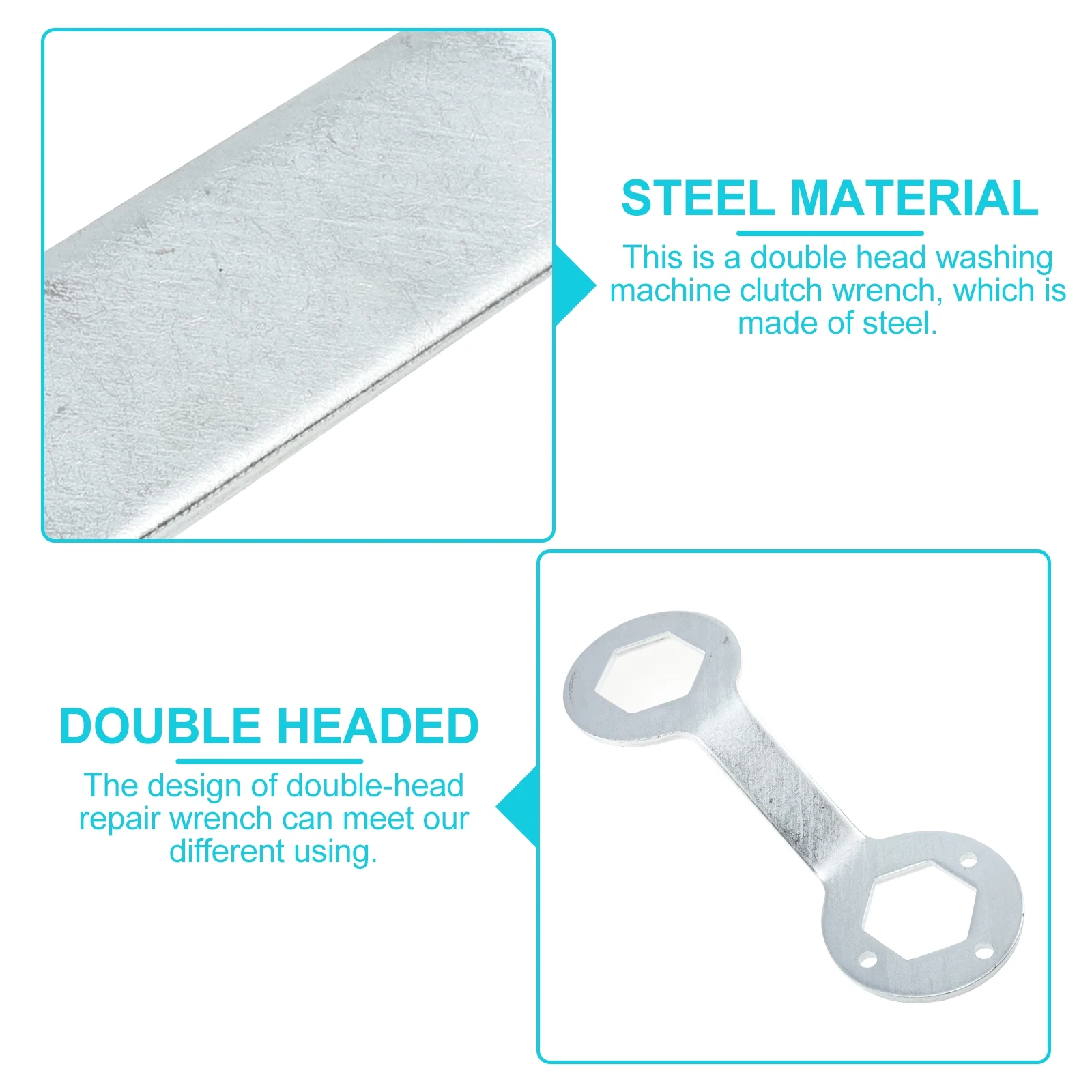 Washing Machine Clutch Wrench 36 38mm Steel Double Head Repair Tool Compact Spanner H Tool Automatic Wash Machine
Washing Machine Clutch Wrench 36 38mm Steel Double Head Repair Tool Compact Spanner H Tool Automatic Wash Machine