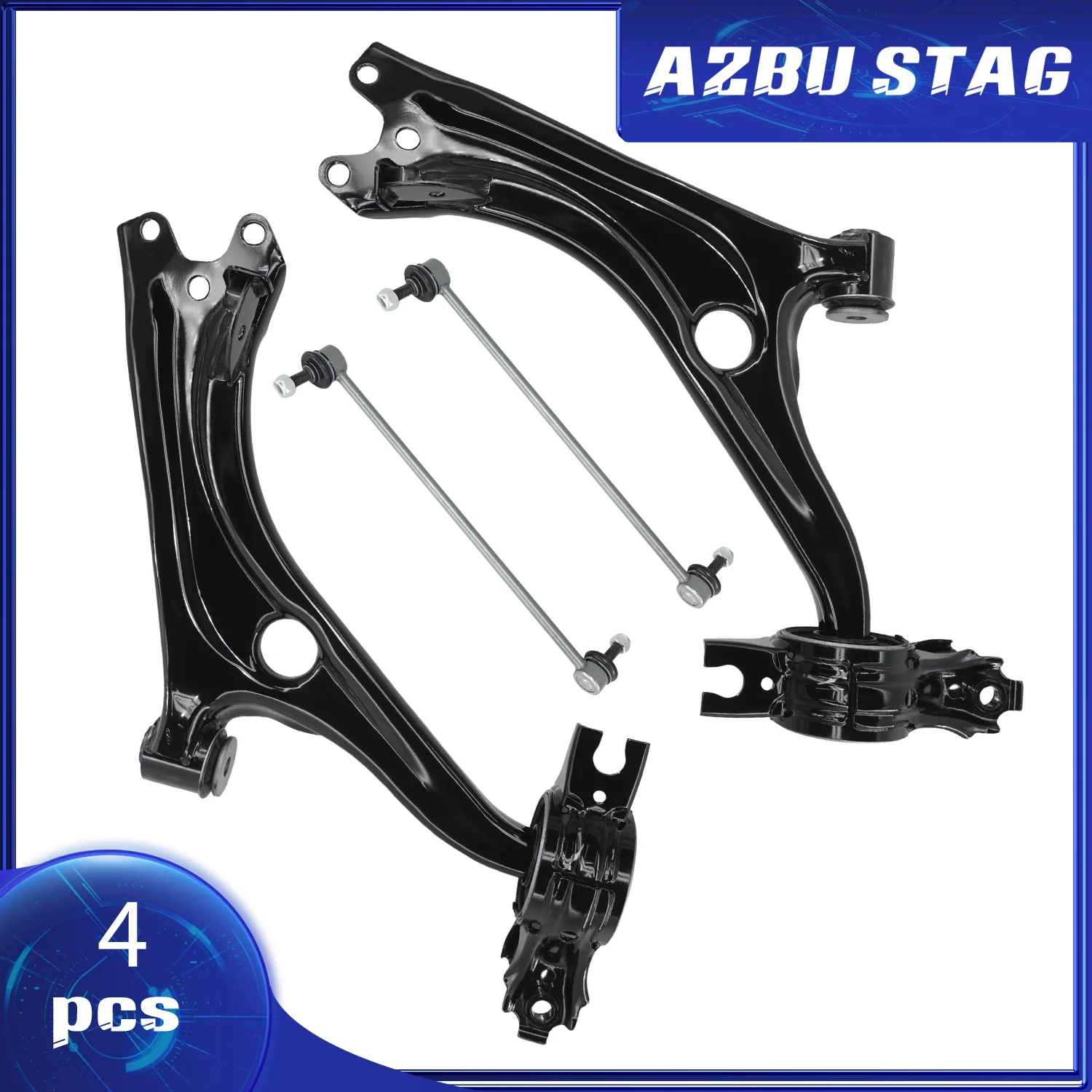AzbuStag 4Pcs Front Lower Control Arm Ball Joint Sway Bar Link Suspension Kits for Honda Civic 2016 2017 2018 2019-2021 K750865
AzbuStag 4Pcs Front Lower Control Arm Ball Joint Sway Bar Link Suspension Kits for Honda Civic 2016 2017 2018 2019-2021 K750865