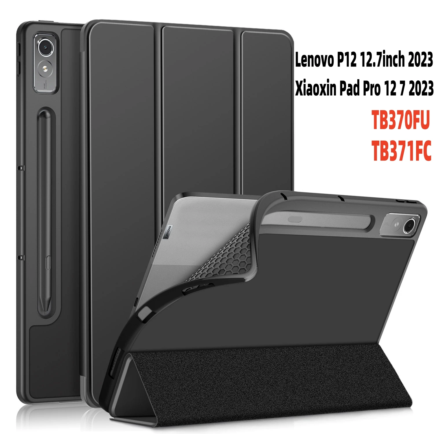 For Lenovo Xiaoxin Pad Pro 12.7 inch Case 2023 TB370FU Folding Magnetic Soft TPU Back for Lenovo Tab P12 12.7 2023 Cover TB371FC
For Lenovo Xiaoxin Pad Pro 12.7 inch Case 2023 TB370FU Folding Magnetic Soft TPU Back for Lenovo Tab P12 12.7 2023 Cover TB371FC