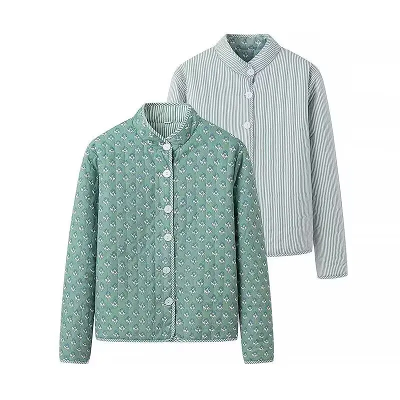 Women’s Reversible Print Blouse Jacket Two-Sided Floral Top Lightweight Casual Outerwear
Women’s Reversible Print Blouse Jacket Two-Sided Floral Top Lightweight Casual Outerwear