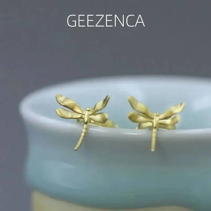 GEEZENCA S925 Silver 3D Dragonfly Clip Earring On Ear Cute Insect Original Design No Piercing Earrings For Women 2024 New Gift
GEEZENCA S925 Silver 3D Dragonfly Clip Earring On Ear Cute Insect Original Design No Piercing Earrings For Women 2024 New Gift