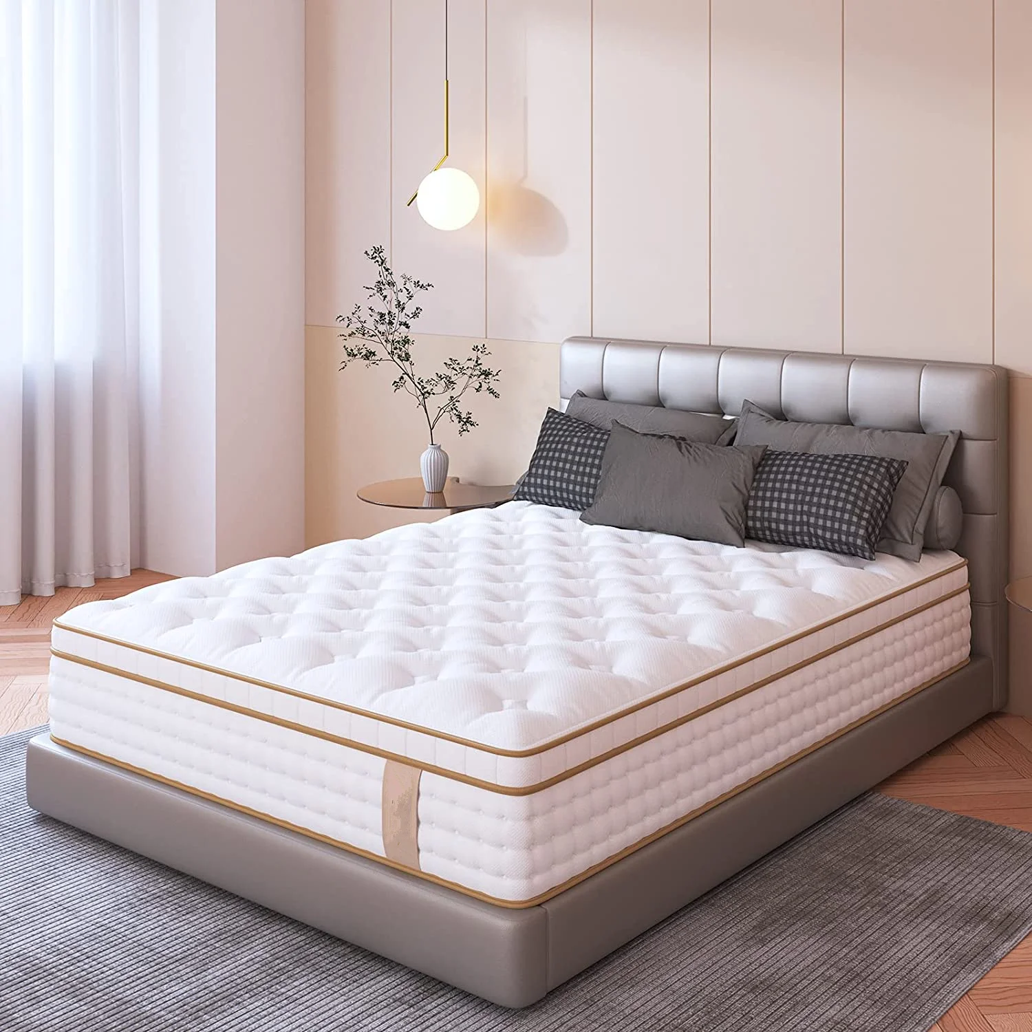 Bedroom Furniture Bed Rolling Mattress, Memory Foam Pocket Mattress, High Quality Hotel Modern Mattress
Bedroom Furniture Bed Rolling Mattress, Memory Foam Pocket Mattress, High Quality Hotel Modern Mattress
