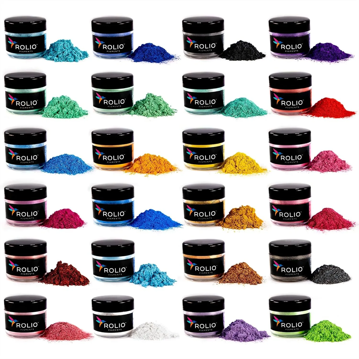 Mica Powder Pigment Set for Epoxy Resin, Soap Making, Candle & Nail Art - 24 Colors, 10g Each
Mica Powder Pigment Set for Epoxy Resin, Soap Making, Candle & Nail Art - 24 Colors, 10g Each