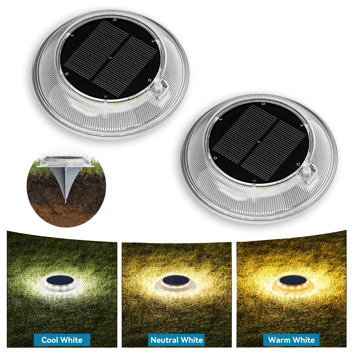 2pcs Solar Dock Lights Driveway Deck Lights 3 Color Modes Solar Powered Outdoor IP67 Waterproof LED Driveway Marker Lights
2pcs Solar Dock Lights Driveway Deck Lights 3 Color Modes Solar Powered Outdoor IP67 Waterproof LED Driveway Marker Lights
