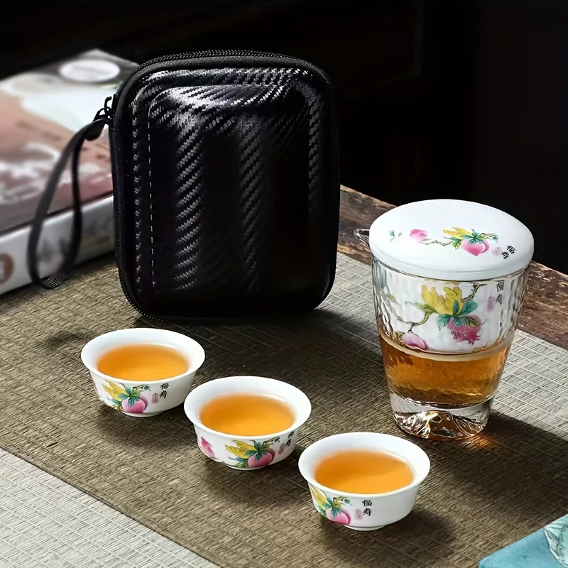 1 Set, Travel Tea Set, Portable Tea Set, Outdoor Camping Tea Set With Portable Bag, Ceramic Kung Fu Tea Set Cup, Coffee
1 Set, Travel Tea Set, Portable Tea Set, Outdoor Camping Tea Set With Portable Bag, Ceramic Kung Fu Tea Set Cup, Coffee