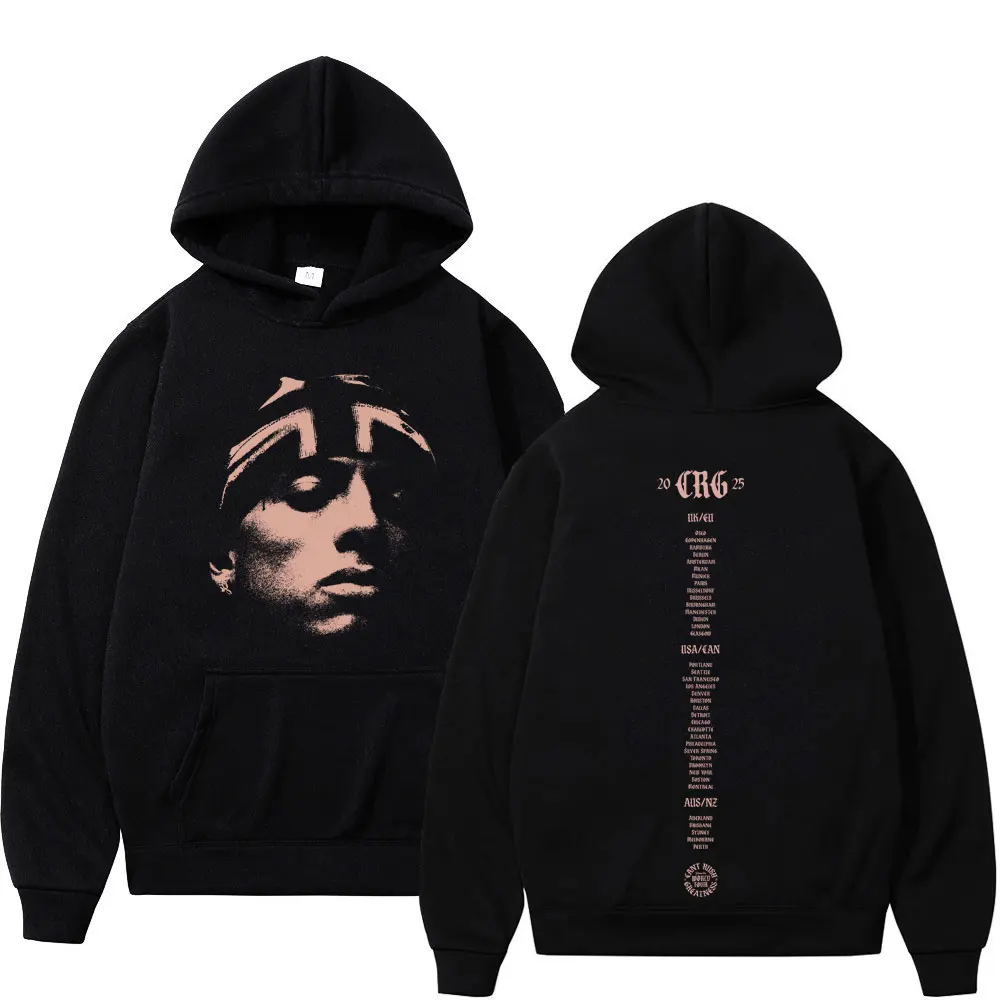 Central Cee CAN'T RUSH GREATNESS 2025 Tour Vintage Hoodies Men's Woman Long-sleeved Hip-hop Top Oversized Sweatshirts Streetwear
Central Cee CAN'T RUSH GREATNESS 2025 Tour Vintage Hoodies Men's Woman Long-sleeved Hip-hop Top Oversized Sweatshirts Streetwear
