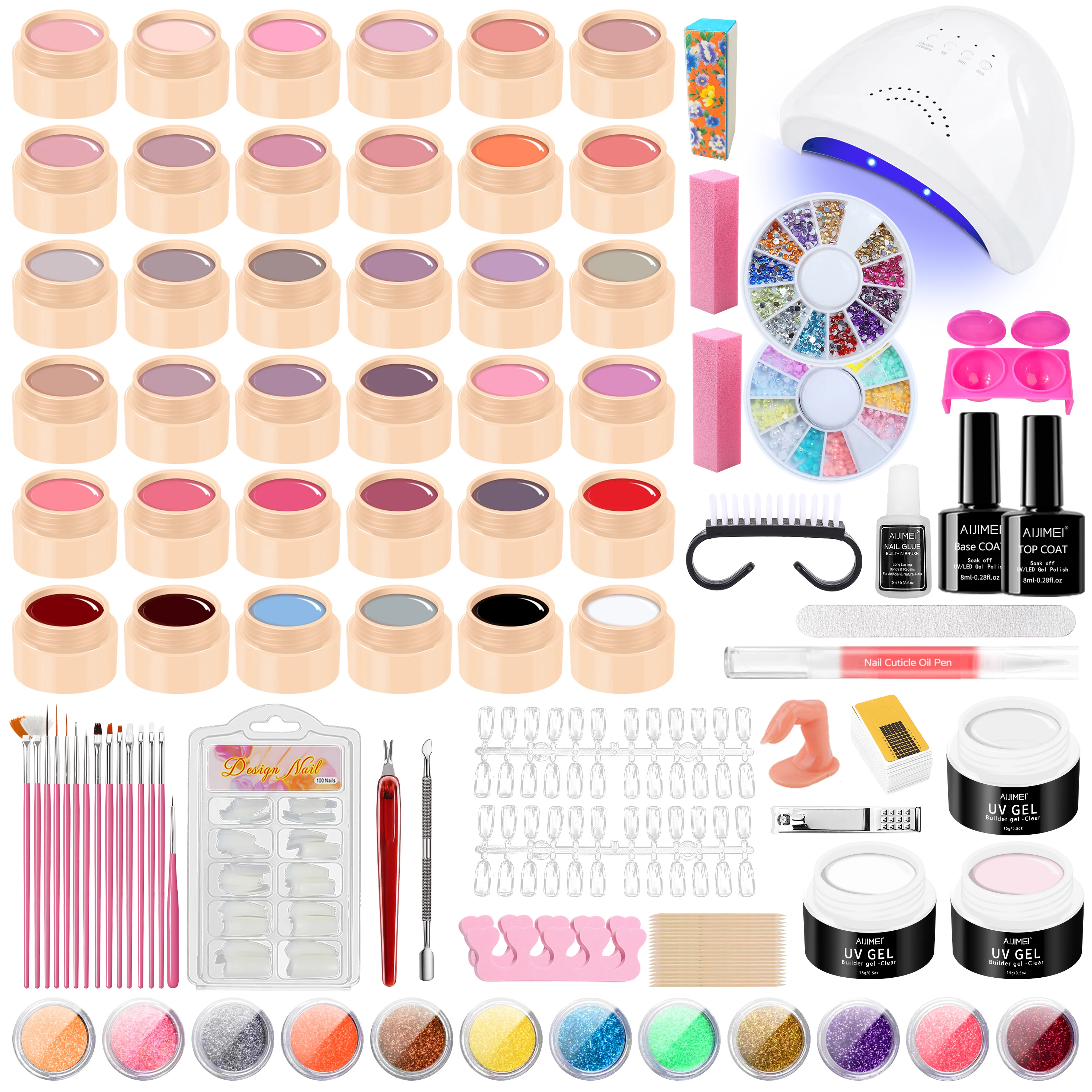 AIJIMEI Nail Gel Polish Kit with UV Light Nail Art Nail Gel Solid Gel Polish Nail Art Polish Blooming Gel Gel Nail Art Gel Paint
AIJIMEI Nail Gel Polish Kit with UV Light Nail Art Nail Gel Solid Gel Polish Nail Art Polish Blooming Gel Gel Nail Art Gel Paint