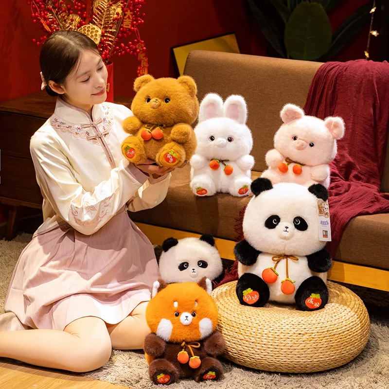 Soft Persimmon Animal Cartoon Toy Red Panda Bear Rabbit Pig Sitting Doll Cute Sleeping Companion Ladies Gift
Soft Persimmon Animal Cartoon Toy Red Panda Bear Rabbit Pig Sitting Doll Cute Sleeping Companion Ladies Gift
