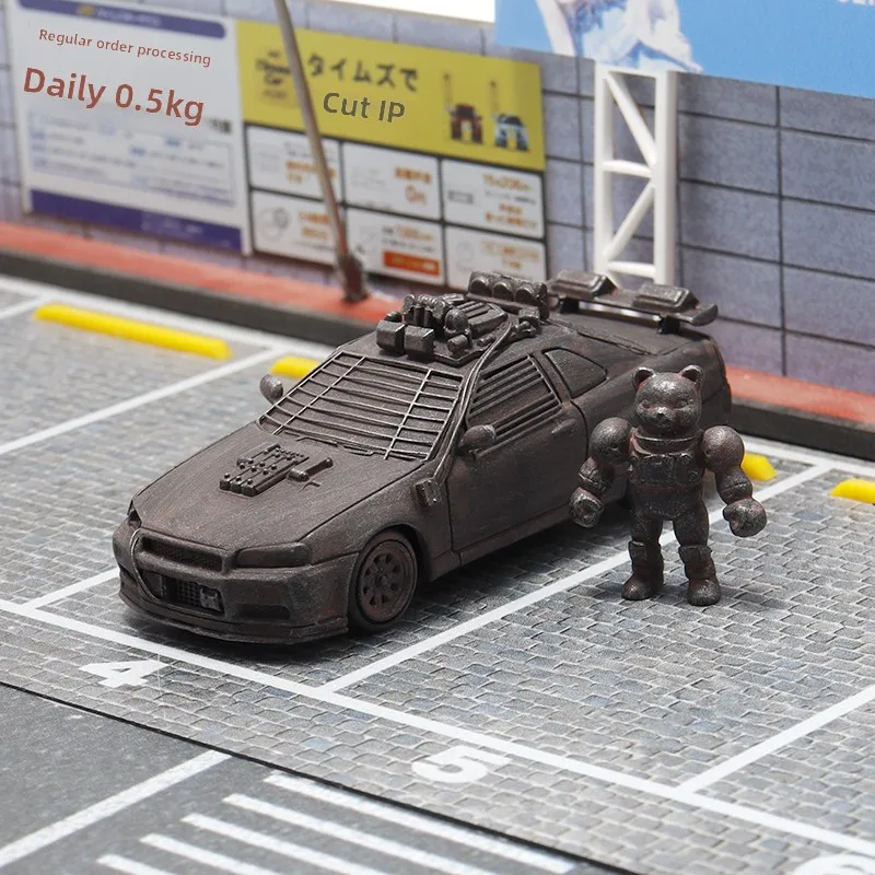 Модель автомобиля GTR Mad Max End of the World Deserted Wind 164 в стиле рустик, имитационная, из сплава, статическая игрушка для коллекционирования
Модель автомобиля GTR Mad Max End of the World Deserted Wind 164 в стиле рустик, имитационная, из сплава, статическая игрушка для коллекционирования