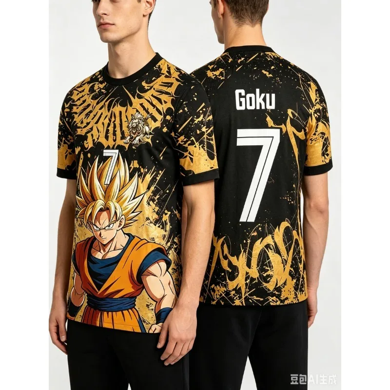 2026 Kid Summer Dragon Ball Retro Fitness T-shirt Men's Oversized 3D Printed Short-sleeved Family Unisex Children's Sports Shirt
2026 Kid Summer Dragon Ball Retro Fitness T-shirt Men's Oversized 3D Printed Short-sleeved Family Unisex Children's Sports Shirt