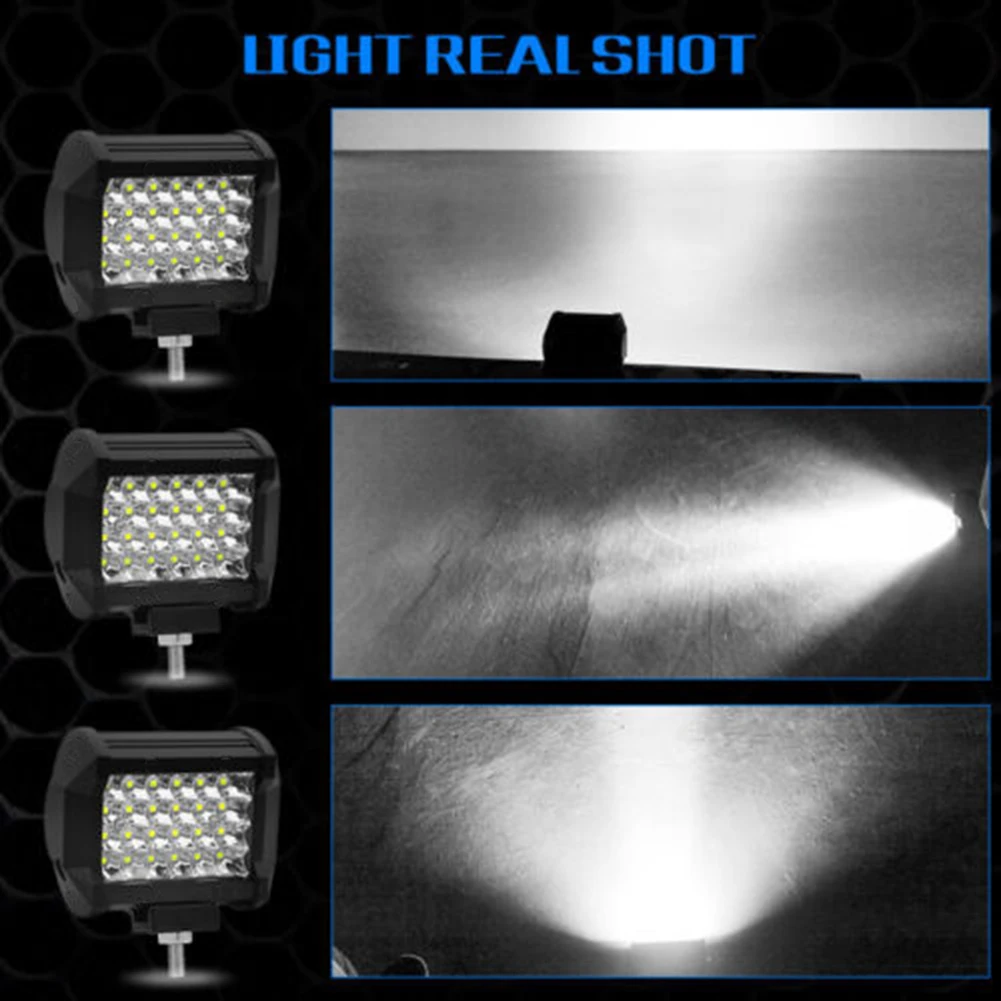 4 inch 72W 12V 24V LED Car Working Light Spotlight Bar Night Driving Lamp Truck SUV Off Road Tractor Headlight
4 inch 72W 12V 24V LED Car Working Light Spotlight Bar Night Driving Lamp Truck SUV Off Road Tractor Headlight