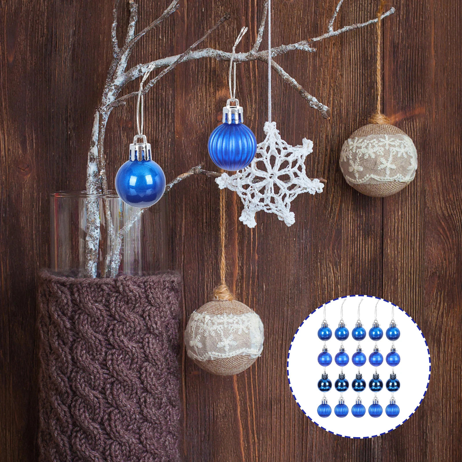 24pcs Christmas Hanging Premium Decorations Reusable Xmas Ball Decorations For Holiday Party Festive Atmosphere Tree Pendants
24pcs Christmas Hanging Premium Decorations Reusable Xmas Ball Decorations For Holiday Party Festive Atmosphere Tree Pendants