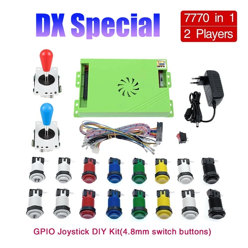 For Pandora Saga Box DX GPIO Joystick DIY Kit 4.8Mm Buttons 7770 In 1 Arcade Game For Arcade Game Machine
For Pandora Saga Box DX GPIO Joystick DIY Kit 4.8Mm Buttons 7770 In 1 Arcade Game For Arcade Game Machine