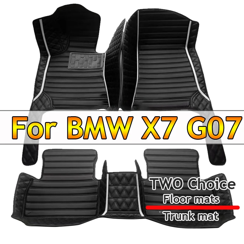 Автомобильные коврики для BMW X7 G07 2018 ~ 2023, кожаные коврики на 7 сидений, роскошный кожаный коврик, устойчивый к грязи коврик, прочные коврики, автомобильные аксессуары 2019
Автомобильные коврики для BMW X7 G07 2018 ~ 2023, кожаные коврики на 7 сидений, роскошный кожаный коврик, устойчивый к грязи коврик, прочные коврики, автомобильные аксессуары 2019