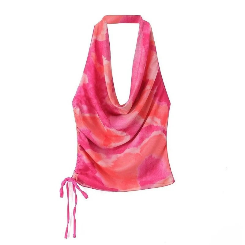 Nice Tanks Spring Summer Hotsweet Fitting Slim Patchwork Shirring Off Shoulder Halter Neck Casual Tanks For Women
Nice Tanks Spring Summer Hotsweet Fitting Slim Patchwork Shirring Off Shoulder Halter Neck Casual Tanks For Women