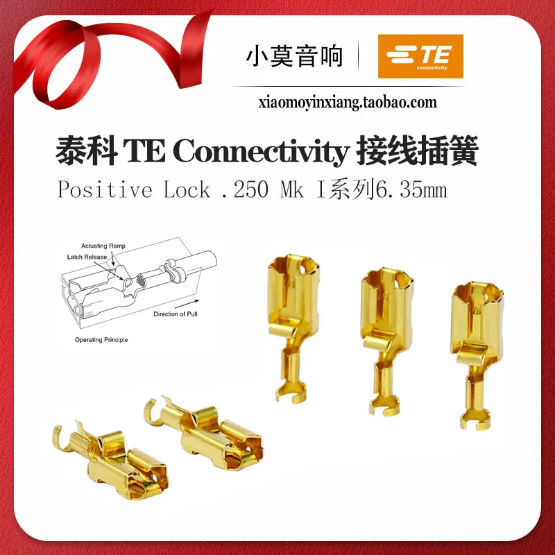 Tyco TE Connectivity Plug-in Wire Crimp Terminal Copper Connector 6.35mm Spring Terminal
Tyco TE Connectivity Plug-in Wire Crimp Terminal Copper Connector 6.35mm Spring Terminal