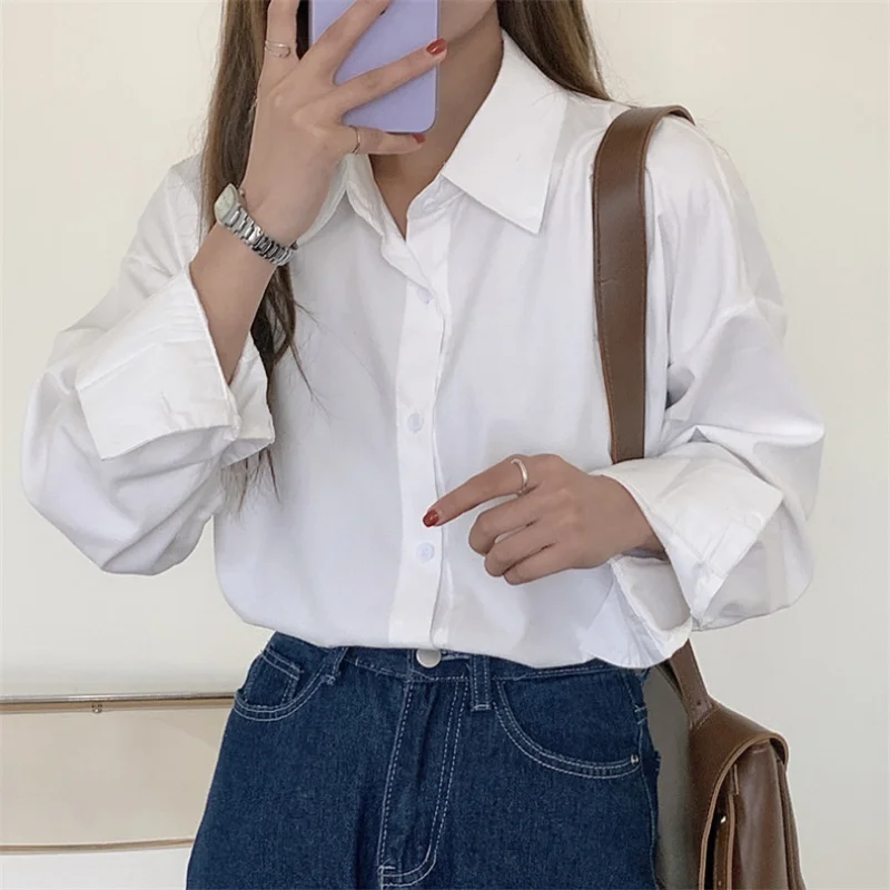 Spring Long Sleeve White Shirt Women Casual Oversize 3XL Blouse Women 2023 Fashion Clothing Top Blue Buttons Office Shirts 24734
Spring Long Sleeve White Shirt Women Casual Oversize 3XL Blouse Women 2023 Fashion Clothing Top Blue Buttons Office Shirts 24734