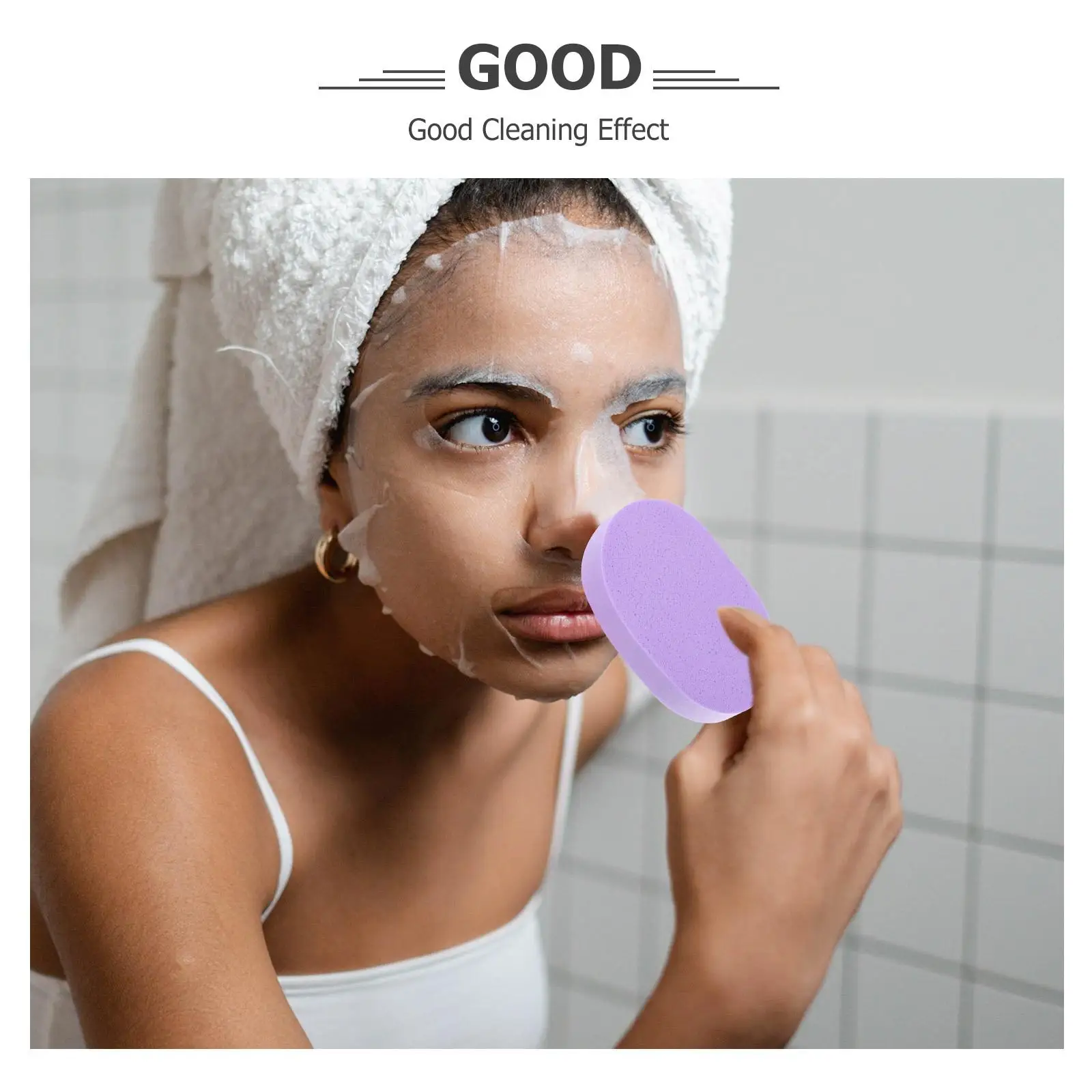 6pcs Facial Cleansing Sponges Soft Reusable Beauty Tools Face Scrub Pads Exfoliating Makeup Remover Wash Sponges Skincare
6pcs Facial Cleansing Sponges Soft Reusable Beauty Tools Face Scrub Pads Exfoliating Makeup Remover Wash Sponges Skincare