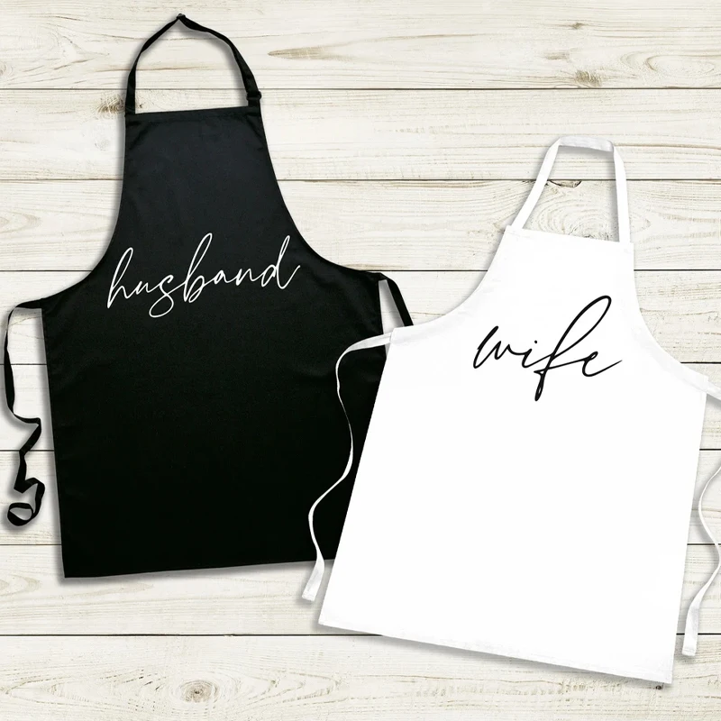 Фартуки WIFE & HUSBAND для невесты и жениха, свадебный подарок на новоселье, аксессуары для украшения дома и кухни, кухонные фартуки для новорожденных
Фартуки WIFE & HUSBAND для невесты и жениха, свадебный подарок на новоселье, аксессуары для украшения дома и кухни, кухонные фартуки для новорожденных