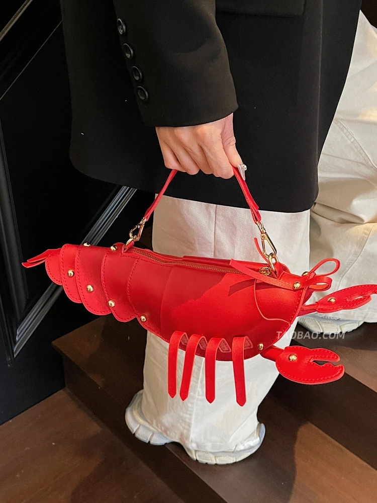 Newest Cute Women Unique Lobster Style Crossbody Mini Bag Funny Crayfish Handbag and Purses Versatile Phone Shoulder Bag
Newest Cute Women Unique Lobster Style Crossbody Mini Bag Funny Crayfish Handbag and Purses Versatile Phone Shoulder Bag