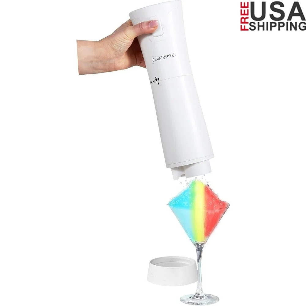 Cordless Shaved Ice Maker Portable Rechargeable Snow Cone Machine Bonus Recipe Book USB Charging Perfect Parties Barbecues
Cordless Shaved Ice Maker Portable Rechargeable Snow Cone Machine Bonus Recipe Book USB Charging Perfect Parties Barbecues