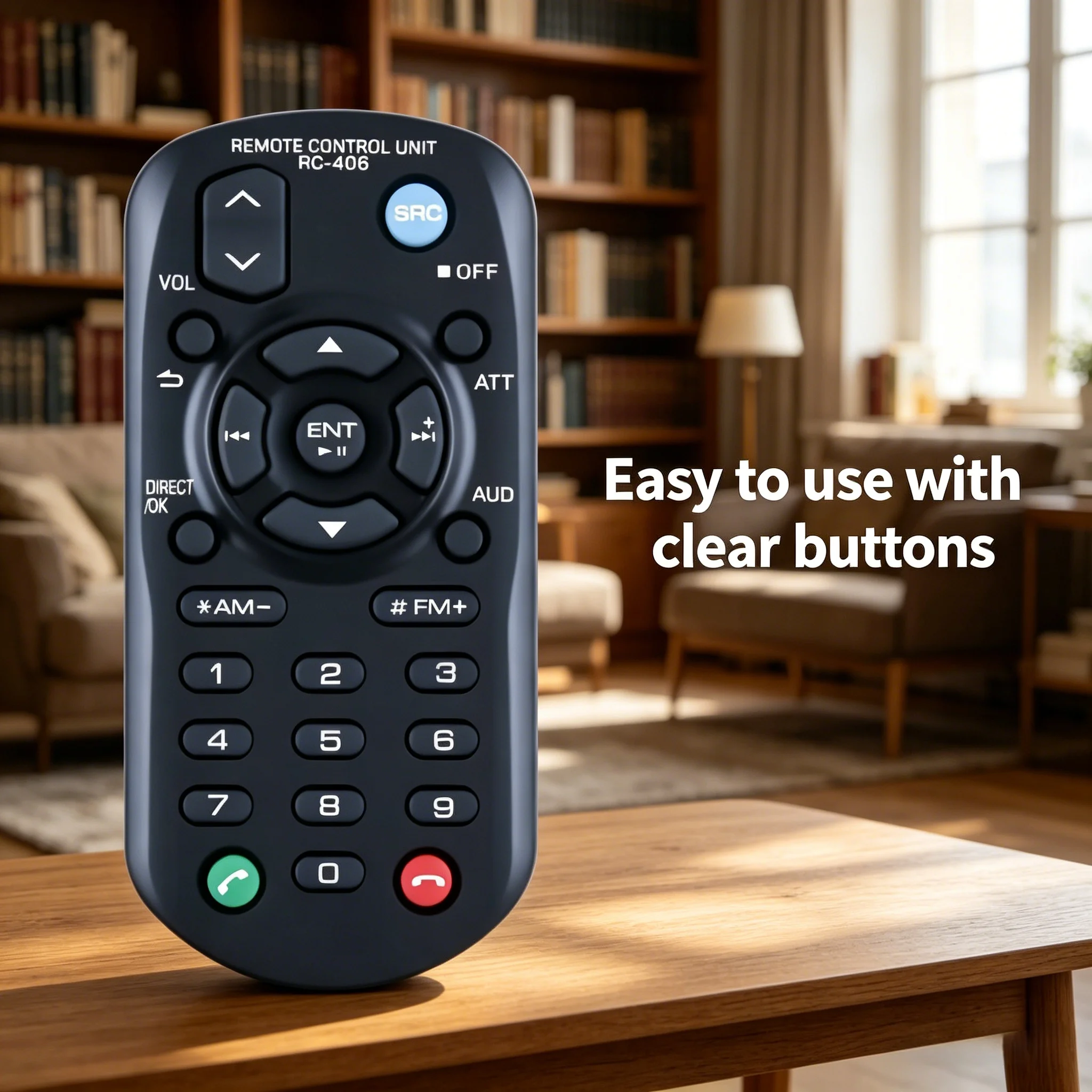 Kenwood RC-406 Replacement Remote Control Compatible with Kenwood CD Receivers Infrared Remote Controller Plug & Play
Kenwood RC-406 Replacement Remote Control Compatible with Kenwood CD Receivers Infrared Remote Controller Plug & Play