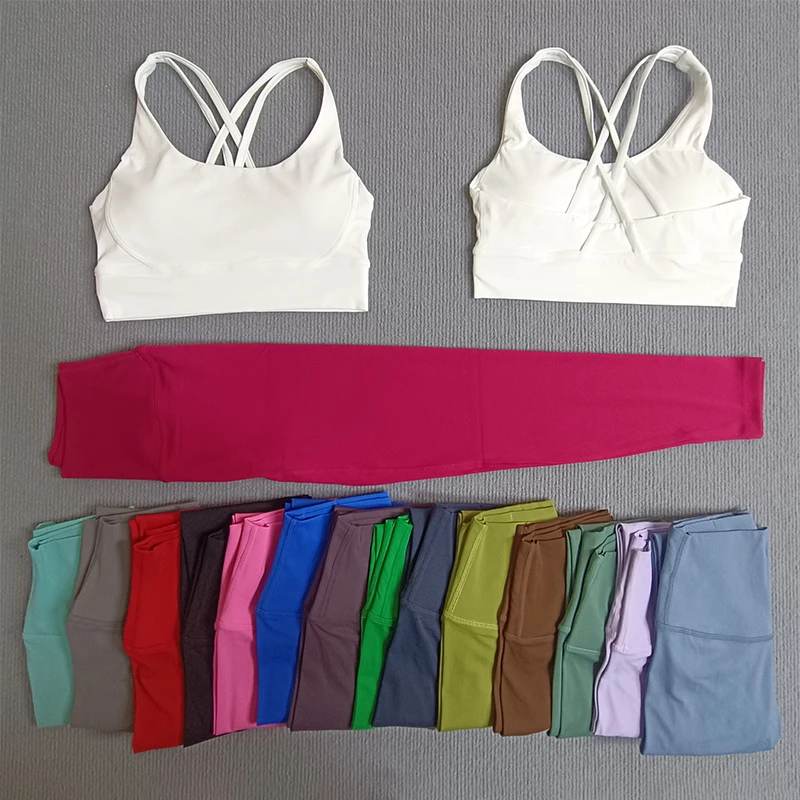 2 Piece Yoga Clothes Women's Tracksuit Athletic Cross Back Soft Trouser Yoga Top Women Sports Bra Leggings Pilates Fitness Gym
2 Piece Yoga Clothes Women's Tracksuit Athletic Cross Back Soft Trouser Yoga Top Women Sports Bra Leggings Pilates Fitness Gym