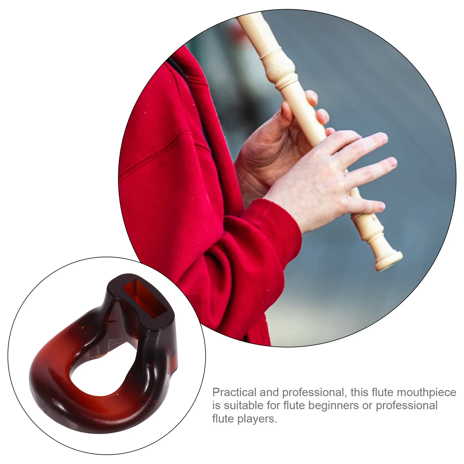 Blowing Aid Beginner Flute Mouthpiece Replace Parts Replacements Accessories for Beginners Resin
Blowing Aid Beginner Flute Mouthpiece Replace Parts Replacements Accessories for Beginners Resin